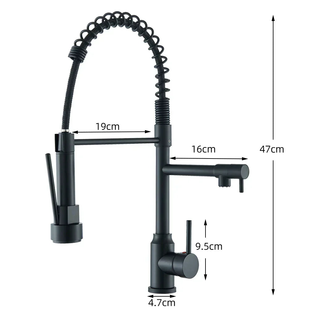 SpringFlow – Kitchen faucet with dual outlet
