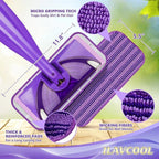 EcoClean Pads | Reusable Cleaning Pads | High Dirt Absorption | Compatible with Swiffer Wet Jet