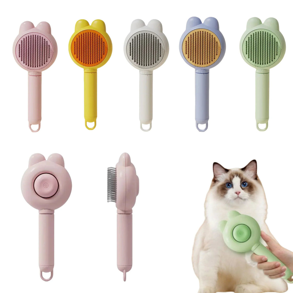 One Click Hair Removal Pet Grooming Brush