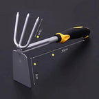 Groviva Garden Tool Set 4-pcs. | Stainless Steel | Hoe & Shovel | For Digging, Planting & Weeding