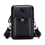 Vidal Bag – Functional Leather Waist Bag for Men with Adjustable Strap and Multi-Pocket Design