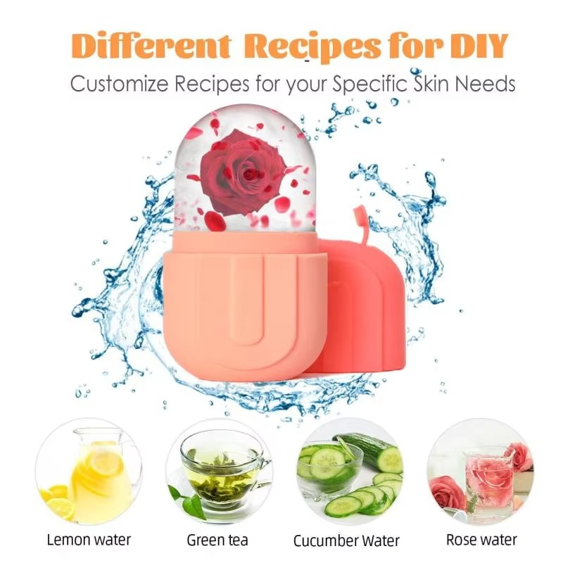 Facial Ice Roller Cold Compress and Beauty Massage Tool