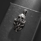 Gothic Skull Octopus Tentacle Necklace