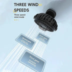 FlexiBreeze USB Fan | Rotatable, portable with 3 speeds and night light