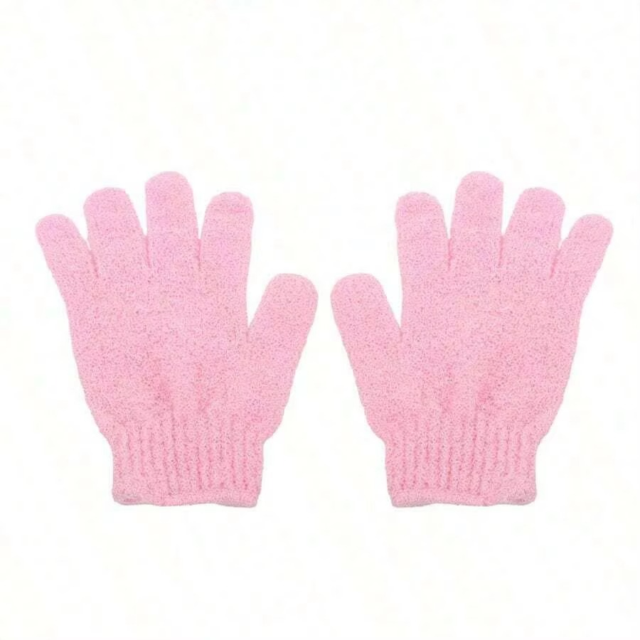 Reversible Exfoliating Shower Gloves, Body Scrub and Cleansing Gloves for Smooth Skin