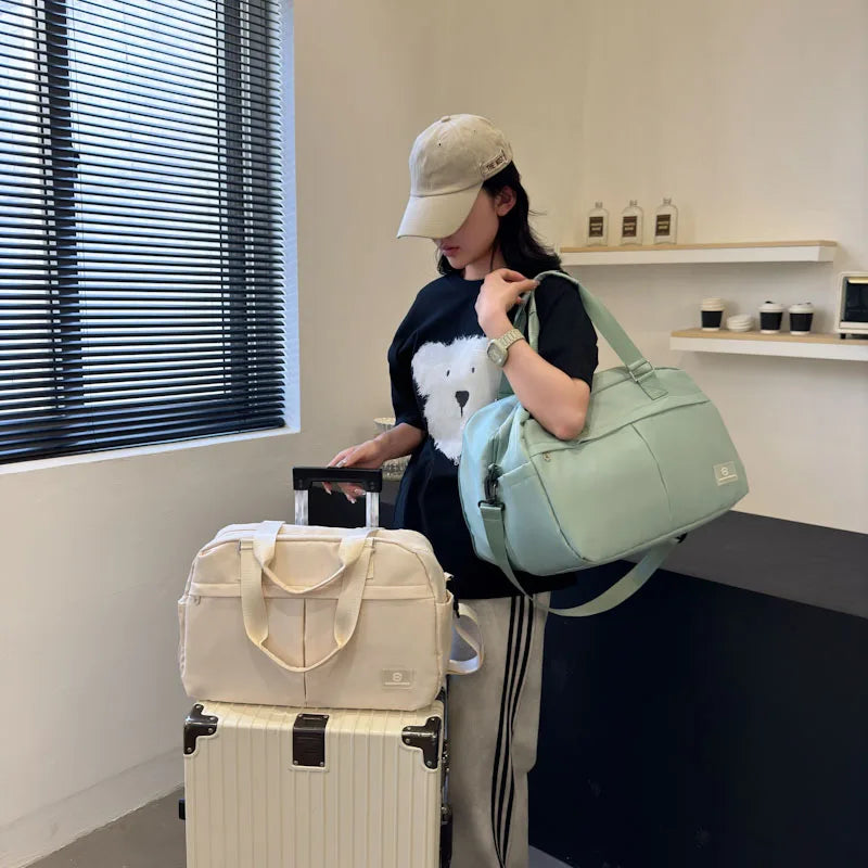 LuganoPack Travel Bag Large | Expandable & Multi-layered | Cabin Luggage & Weekend Bag | Plenty of Storage