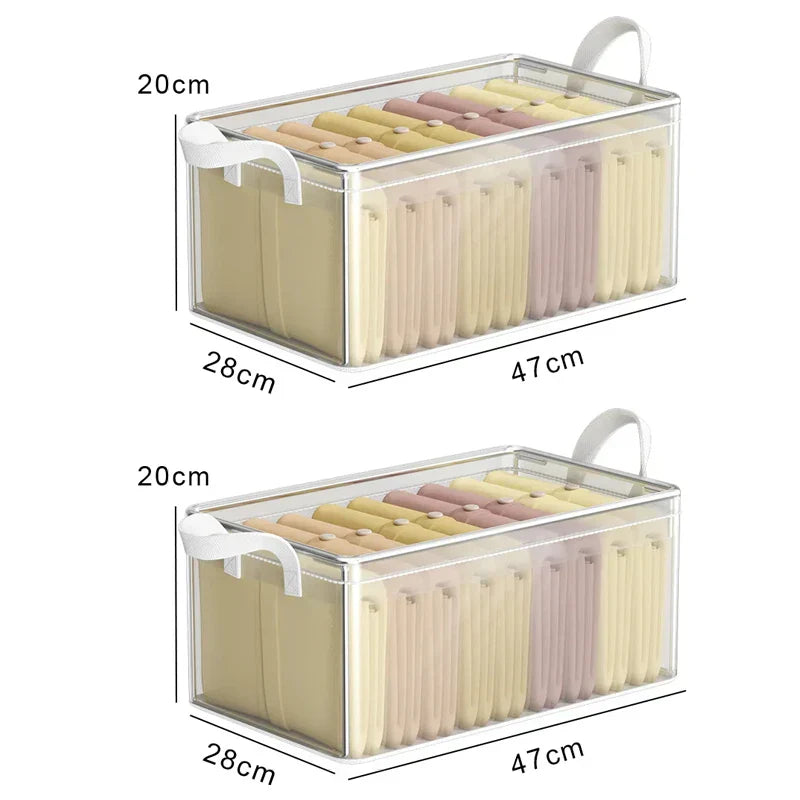 ClearBoxx Storage Box | Transparent & Durable Design | Foldable & Space-Saving