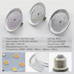 Solura Plant Lamp | E27 LED 18W | Full Spectrum Daylight | For Houseplants & Greenhouse