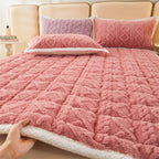 Thick Warm Winter Blanket Mattress Pad
