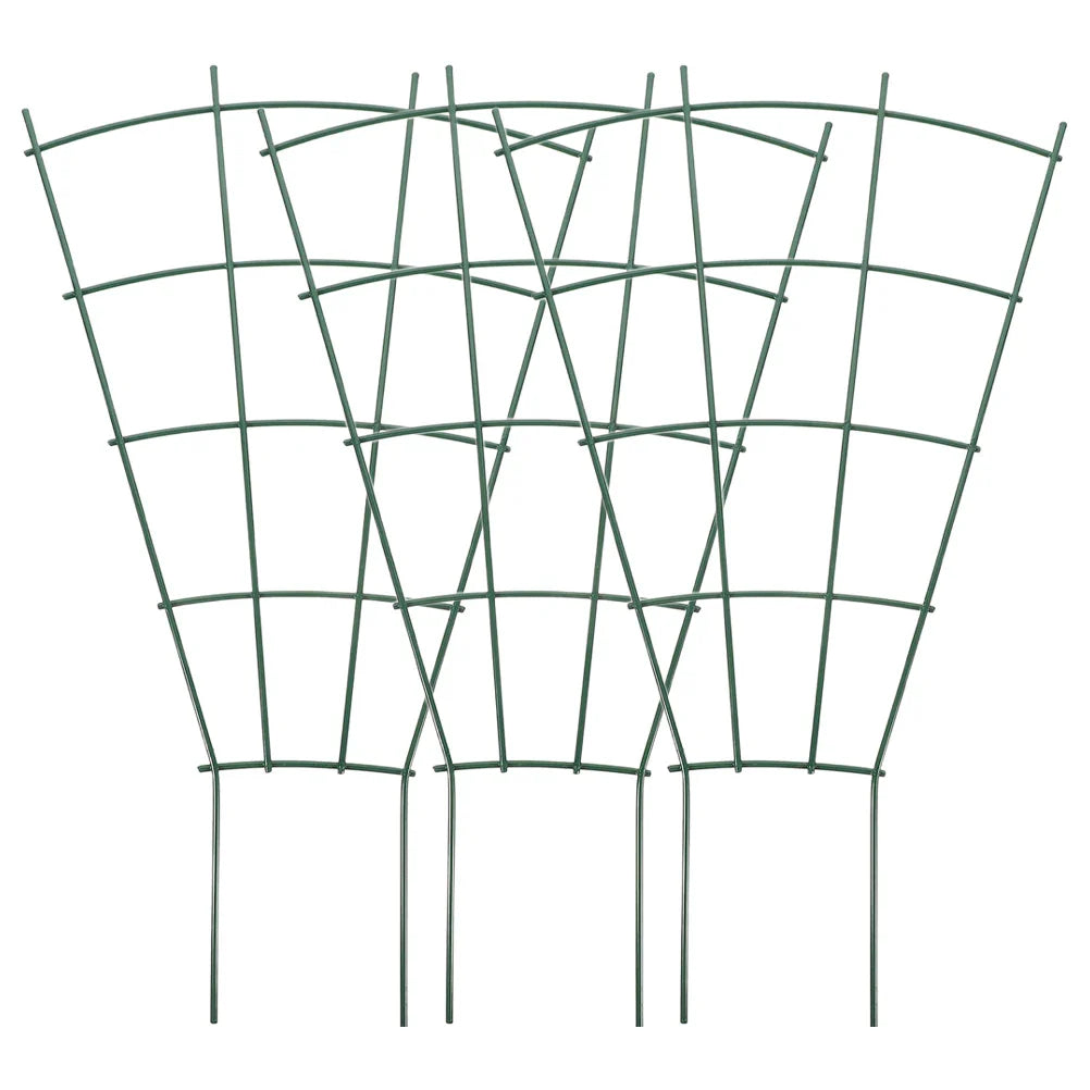 Floranta Climbing Aid Set 3-piece | For Flower Pots & Vegetables | Stable & Decorative | Green