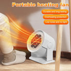 Portable Electric Desk Heater with Warm Air Fan and Foot Warmer for Home and Office