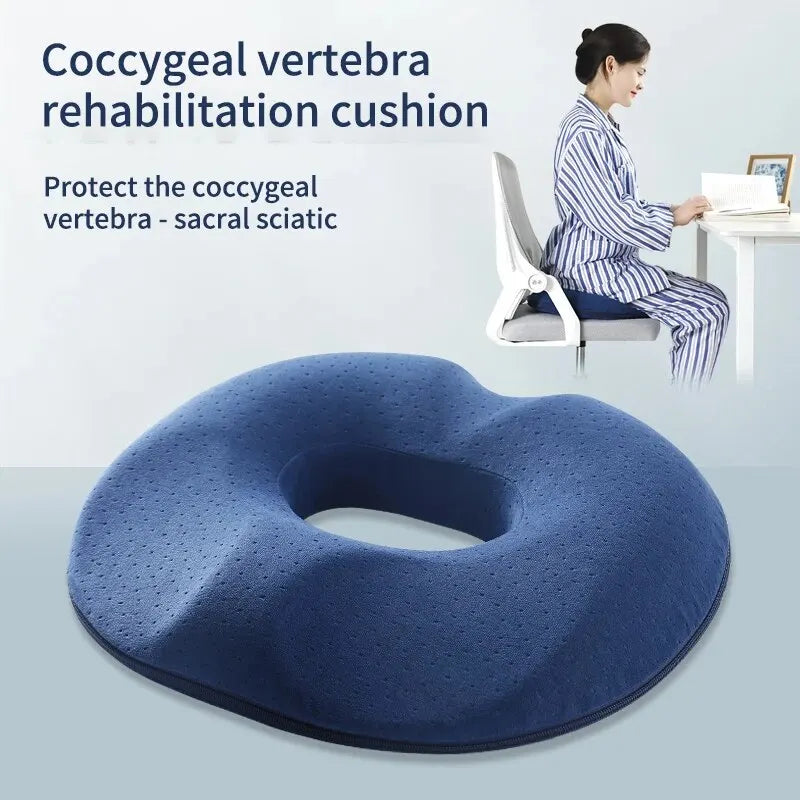 OrthoRelax | Seat cushion with memory foam | Relief for tailbone & spine | Ergonomic & comfortable