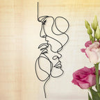 Black Metal Wall Art | Abstract Wall Sculpture