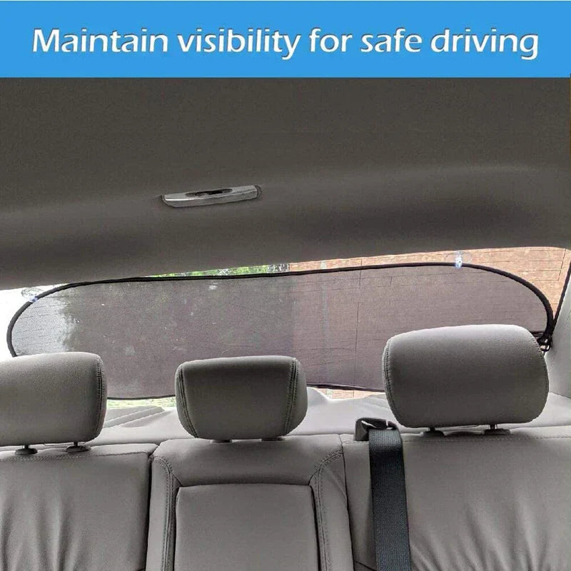 AutoShade UltraMesh Set | UV protection & heat blocker | For front & rear windscreen | Universally suitable