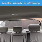 AutoShade UltraMesh Set | UV protection & heat blocker | For front & rear windscreen | Universally suitable