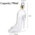 High Heel Fancy Glass Wine Decanter