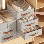 OrgaNest Drawer Organizer Box | For Underwear & Socks | Foldable & Space-Saving | High-Quality Polyester