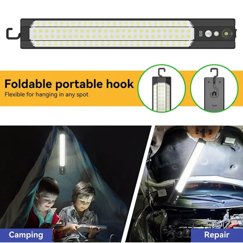 Solario Split Solar Lamp | 158 LEDs | Motion Sensor & Remote Control | 10W Solar Light