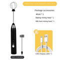 CREMIX Electric Milk Frother & Mixer | 3 Speeds | Double Attachment Made of Stainless Steel | USB Charging