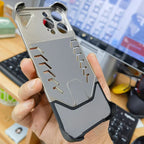 Aluminum Alloy iPhone Case with 1.5 mm Matte Finish and Raised Edges