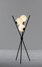 LunaGlow 3D Moon Floor Lamp modern design with tripod LED!