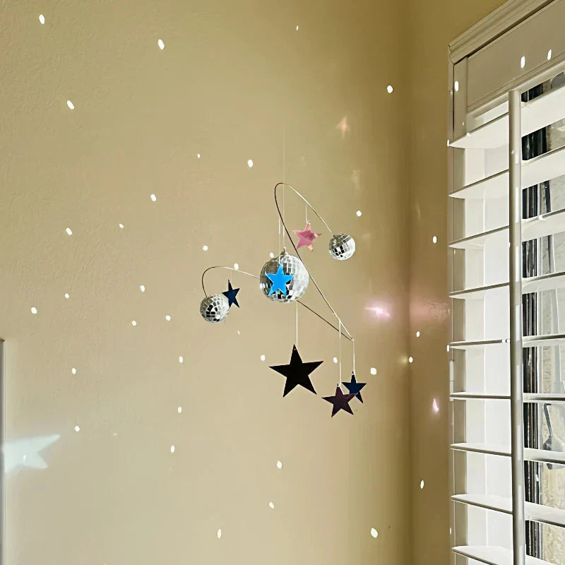 Hanging Planet Stars Wind Chime
