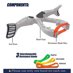 Upper Body and Forearm Strength Training Device for Grip and Wrist Power