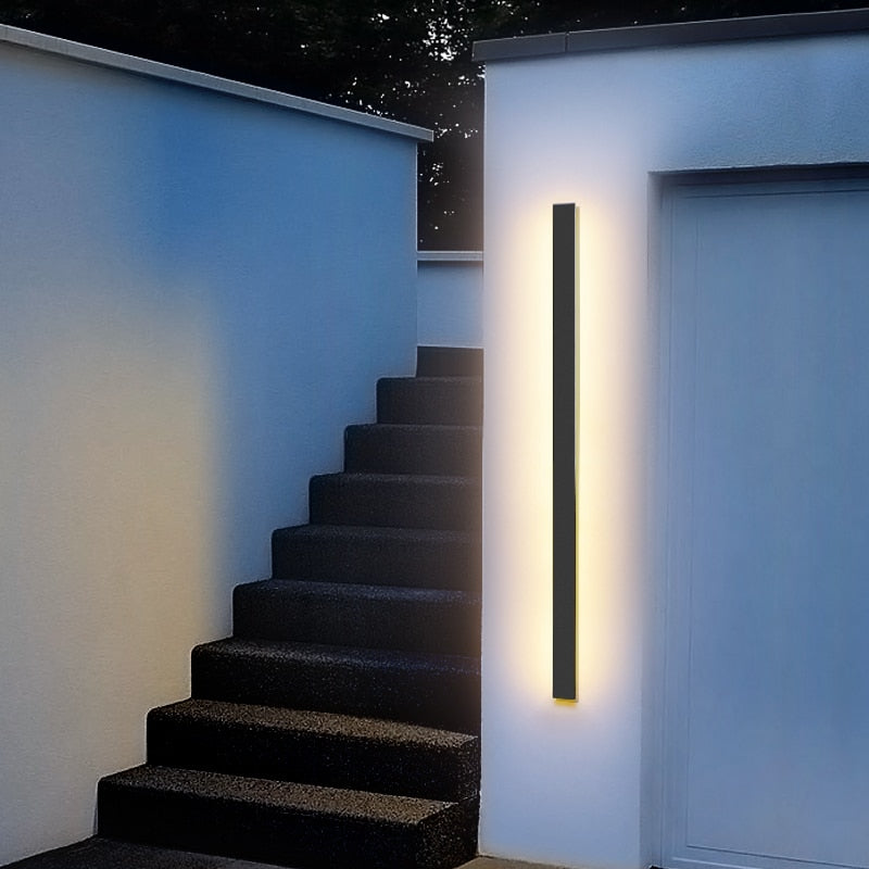 Outdoor Wall Light Aluminium Modern LED Sconce