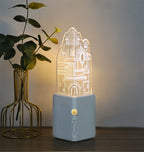 3D LED Rechargeable Wall Night Lamp