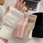 Unisex Fleece Fingerless Gloves – Warm, Soft and Functional