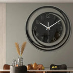 Acrylic Wall Clock - Scandinavian Design - Black - Clock