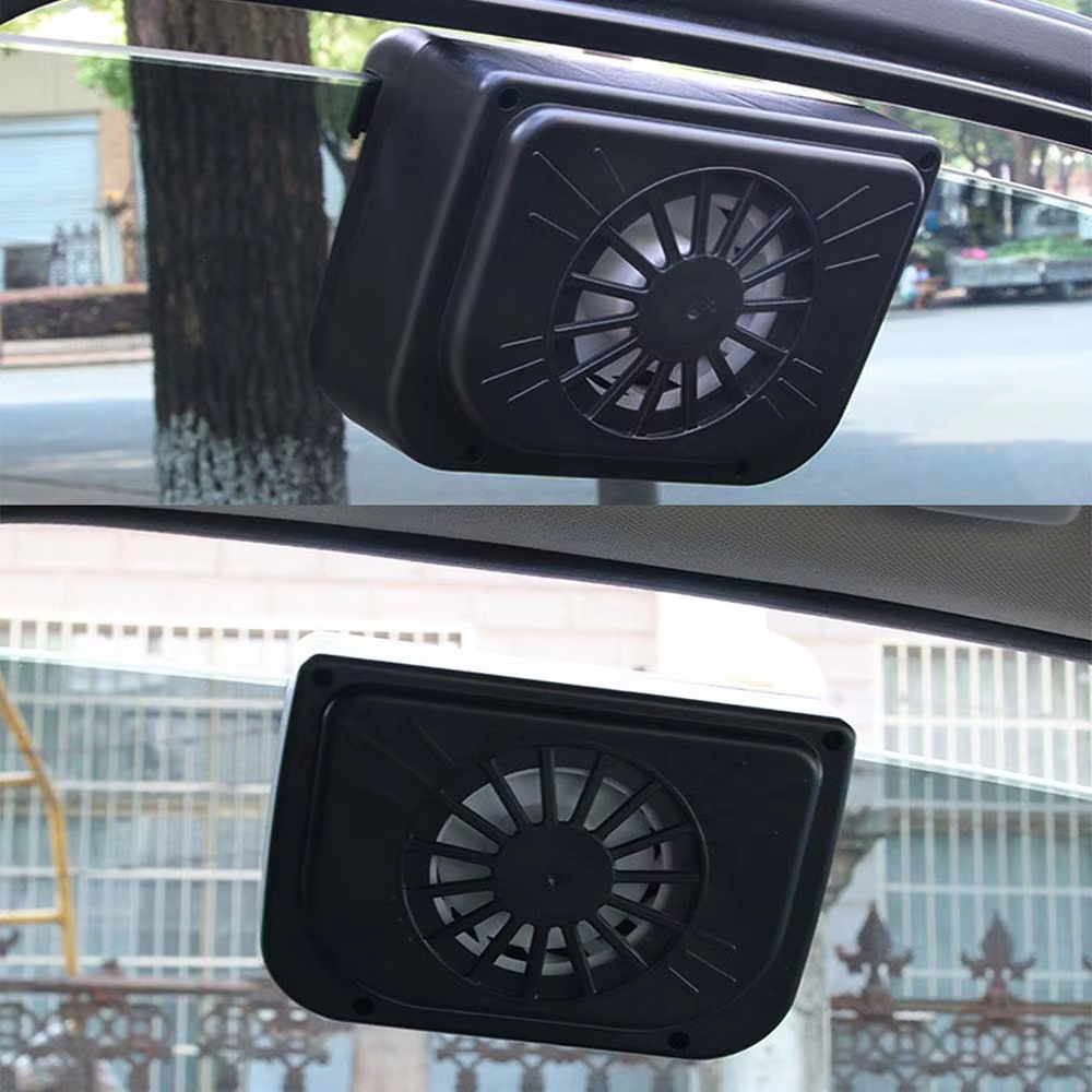 Solar-Powered Car Ventilation Fan for Odor and Smoke Elimination