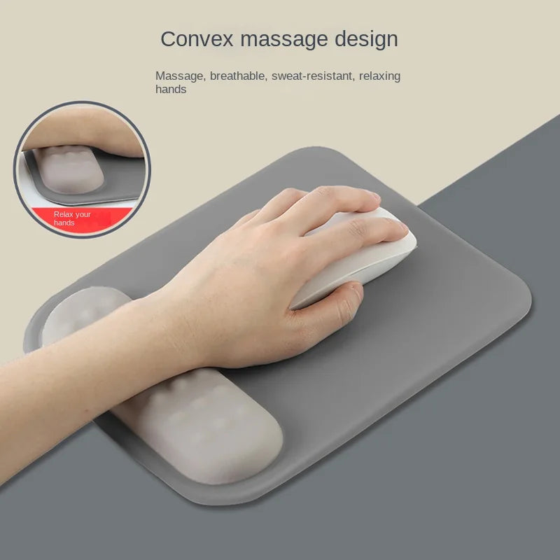 Palmira Mouse Pad | Ergonomic & Stylish | Memory Foam Comfort | Non-Slip & Decorative