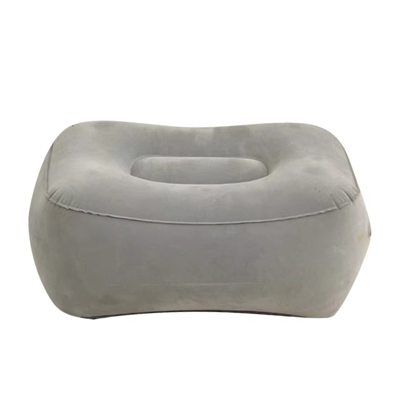 Inflatable Footrest Pillow - Leg Support Cushion for Travel, Office & Home