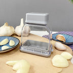 GARLICO Garlic Press Hand Device | Manual Garlic Grater & Peeler | Stainless Steel & ABS | Kitchen Helper for Fine Chopping