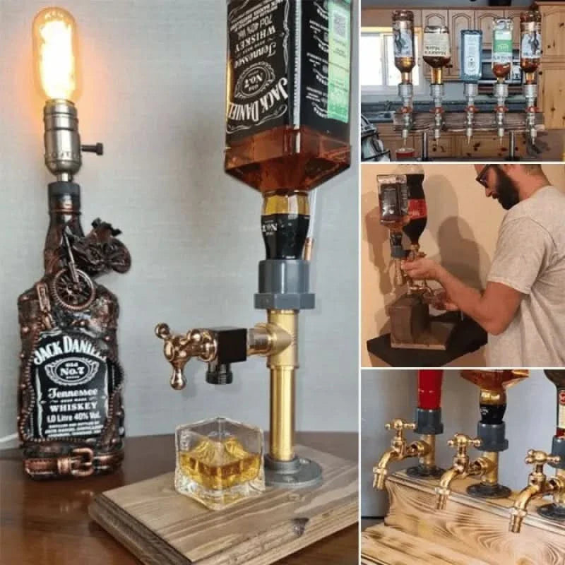 Wooden Beverage Dispenser – 5L Drink Server with Tap