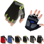 Breathable Anti Slip Shock Absorbing Half Finger Cycling Gloves