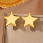 Flashy Star Stud Earrings