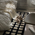 Black & White Grid Rug