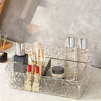 Make-up Organizer Box ClaryLux | Water Wave Design | Large Capacity | Open Trapezoidal Shape