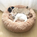 CozyNest Plush Round Pet Bed – Washable & Non-Slip