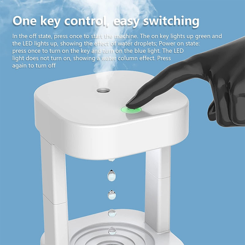 Anti-Gravity Waterfall Air Humidifier