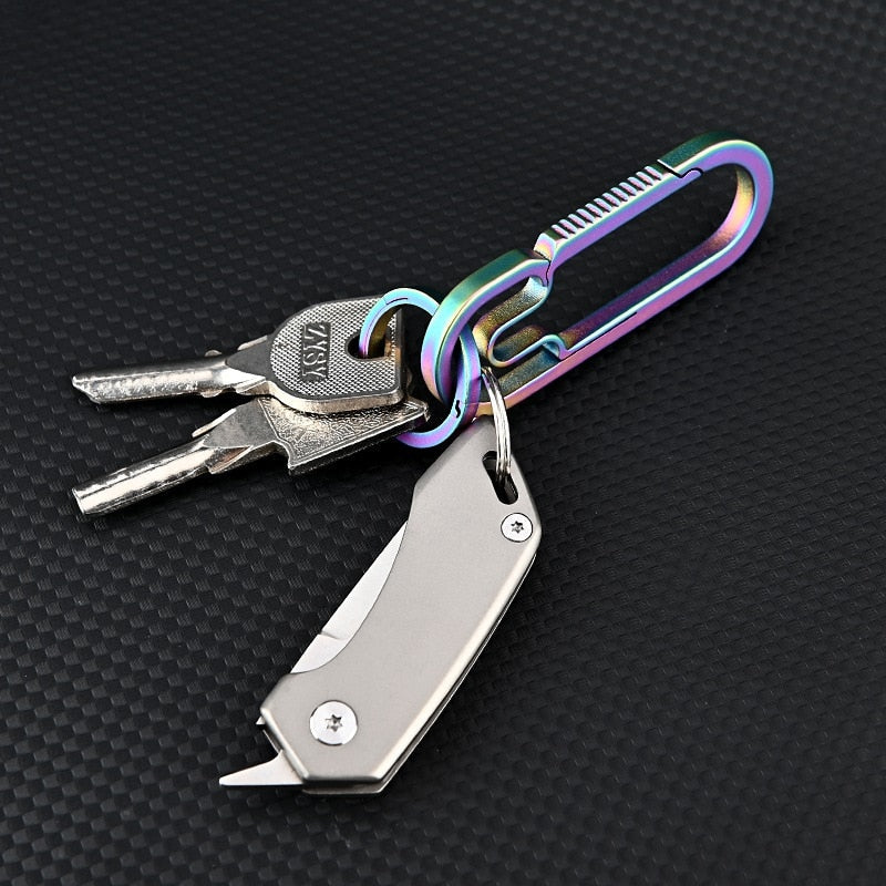 Titan-Titanium alloy Bag Keychain Knife