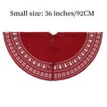 Plush tree Christmas tree skirt
