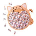 Wooden Cat Craze Wooden Art Puzzle