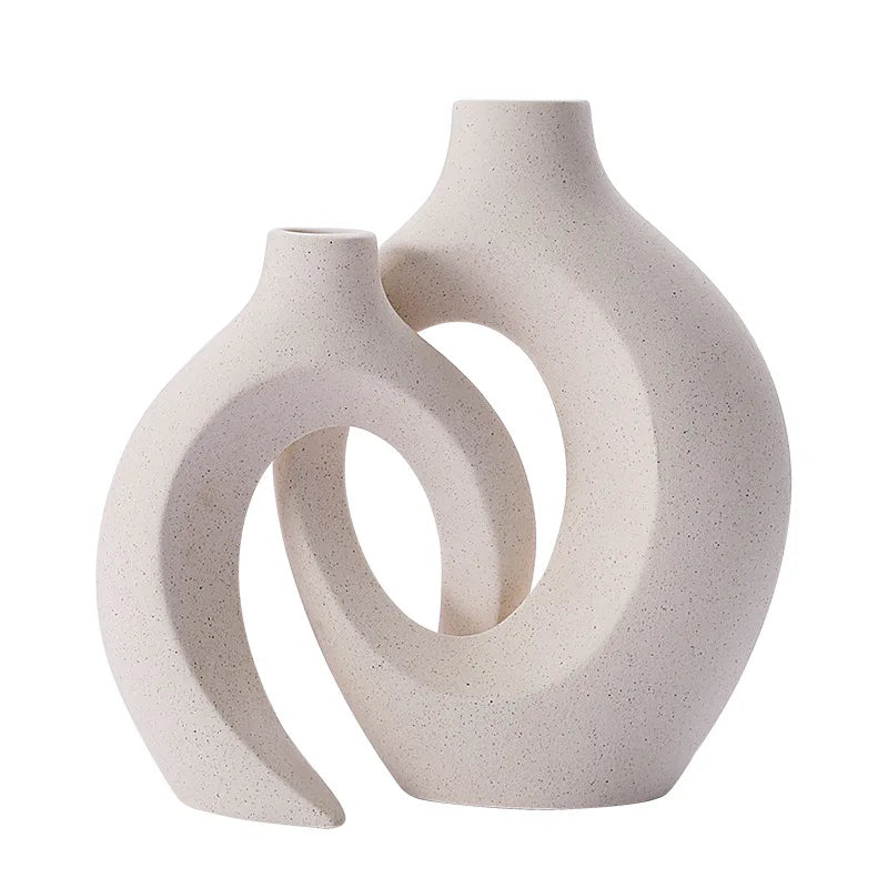 Set of ceramic vases