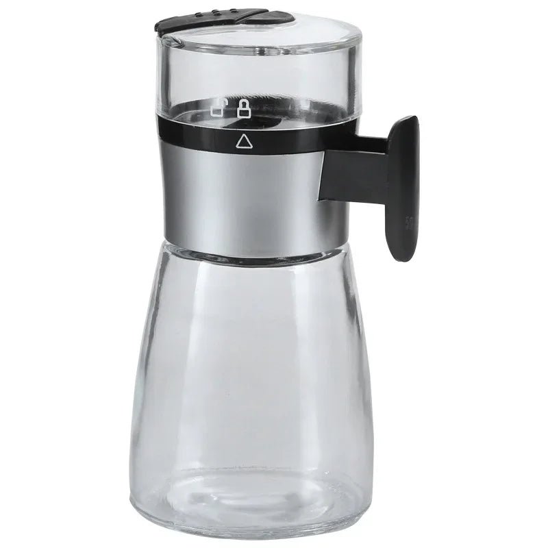 Elegant push dispenser that makes serving spices easier
