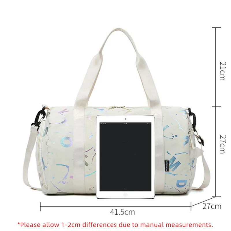 FlexiZen Sports Bag with Shoe Compartment and Stylish Design – Water Repellent