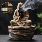Meditative Monk Incense Holder