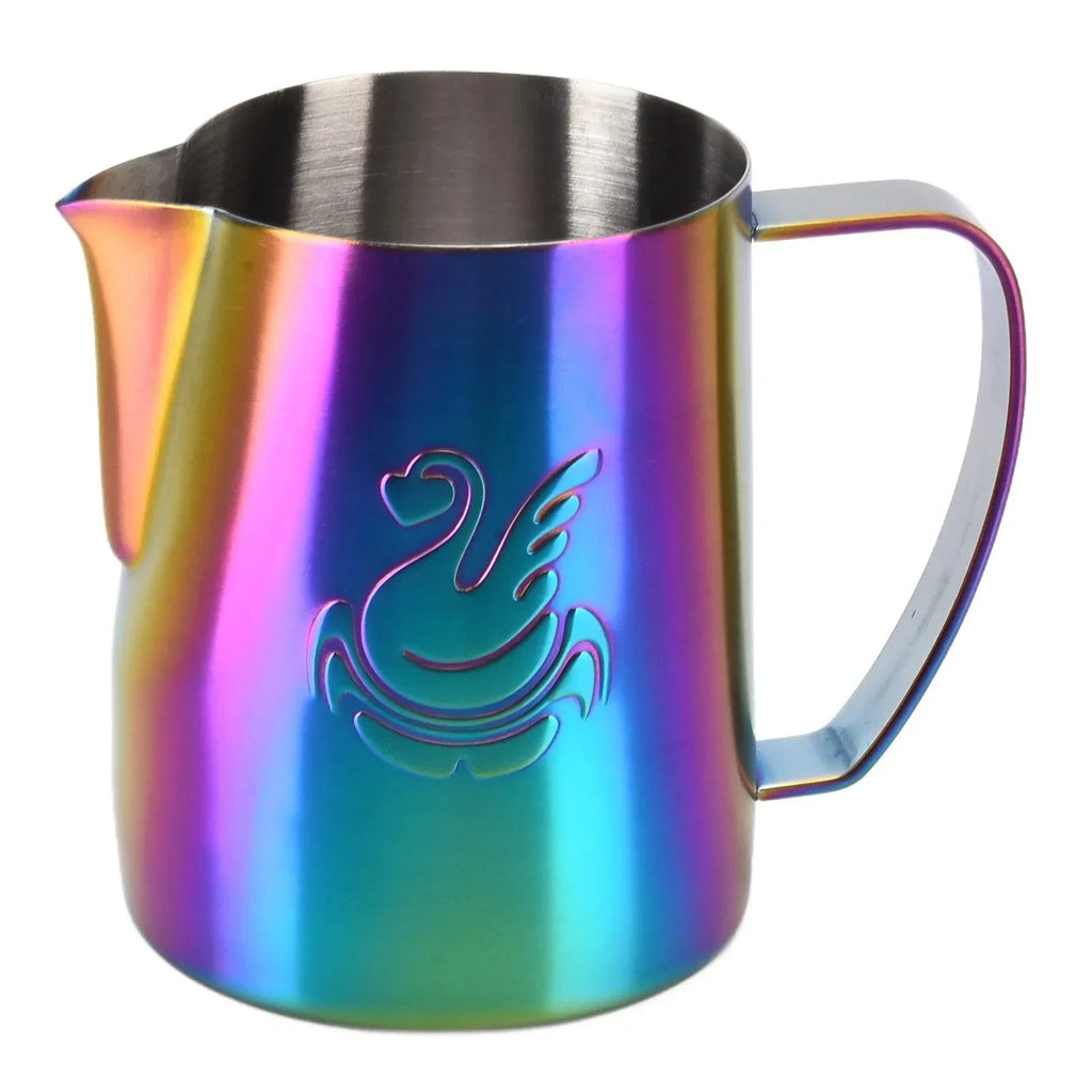 600ml stainless steel coffee pot milk frother cup cream maker espresso latte art tool elegant swan